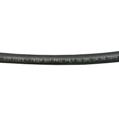 Przewód Nylon JG PA12 8x6 czarny ZAKUP TYLKO PO 100M