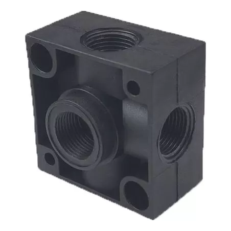 Kostka plastykowa naścienna 4 x 3/8" wew