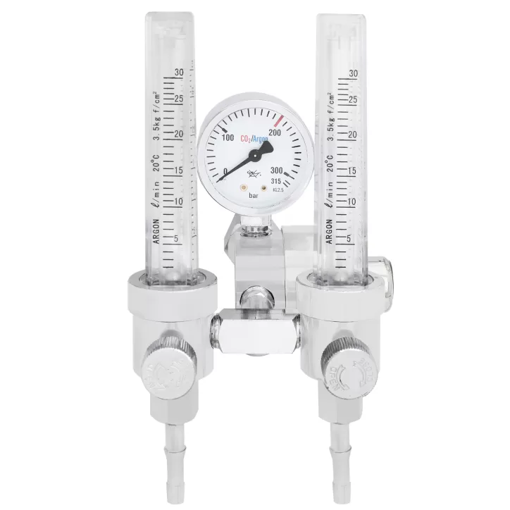Reduktor butlowy CO2/AR MINI 2 rotametry Reduktor butlowy CO2/AR MINI 2 rotametry