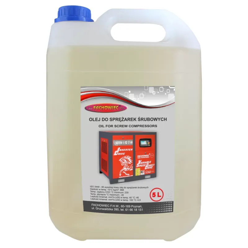 Olej sprężarki śrubowej CORENA D46 5L Olej sprężarki śrubowej CORENA D46 5L