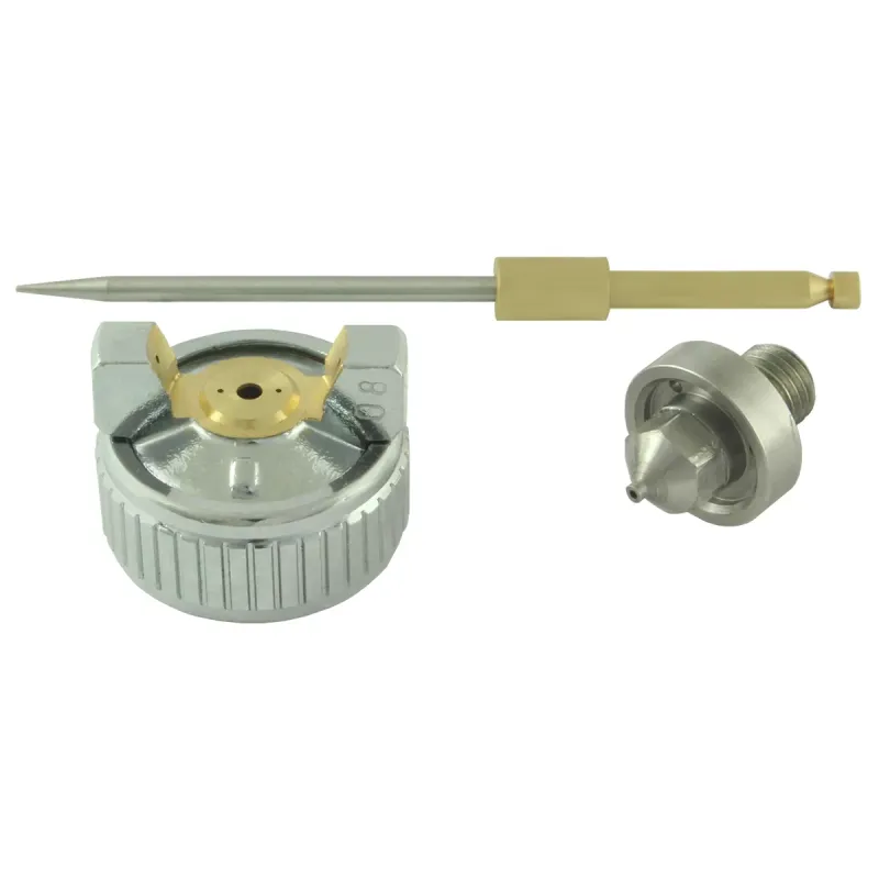 Zestaw dysz do pistoletu lakierniczego mini H2000 0.8mm Zestaw dysz do pistoletu lakierniczego mini H2000 0.8mm