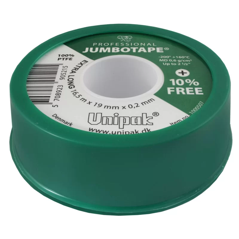 Taśma teflonowa 15m x 19mm x 0.2mm JUMBOTAPE