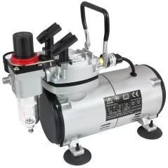 Kompresor MINI zestaw + aerograf-BD130 0.3 mm + wąż 3 mb