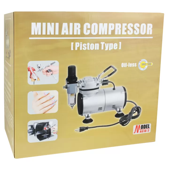 Kompresor MINI zestaw + aerograf-BD130 0.3 mm + wąż 3 mb Kompresor MINI zestaw + aerograf-BD130 0.3 mm + wąż 3 mb