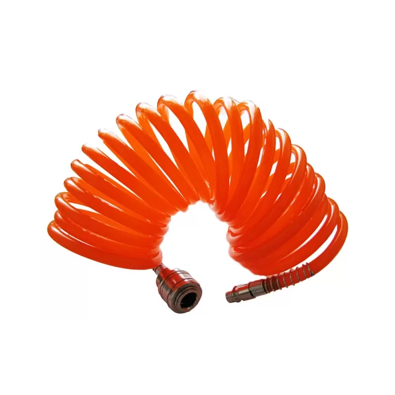Wąż spiralny przewód pomarańczowy poliamid FC 8x6 mm