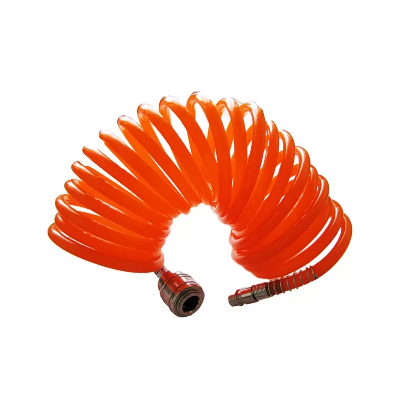 Wąż spiralny przewód pomarańczowy poliamid FC 8x6 mm