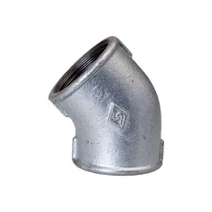 Kolano 45° GW/GW ocynkowane 1" Duro | Kształtka hydrauliczna