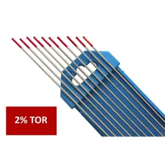 Netavicí elektroda TIG WT20 1.6x175mm červená pro svařování DC
