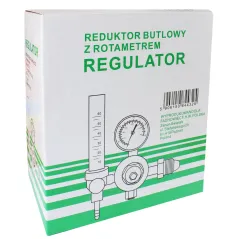Reduktor butlowy CO2/Argon MINI z rotametrem FACHOWIEC