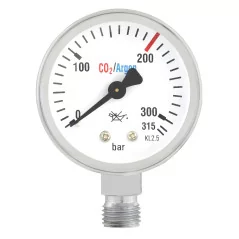Manometr butlowy CO2/Ar MINI 0-315 bar