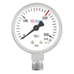 Manometr butlowy CO2/Ar MINI 0-315 bar