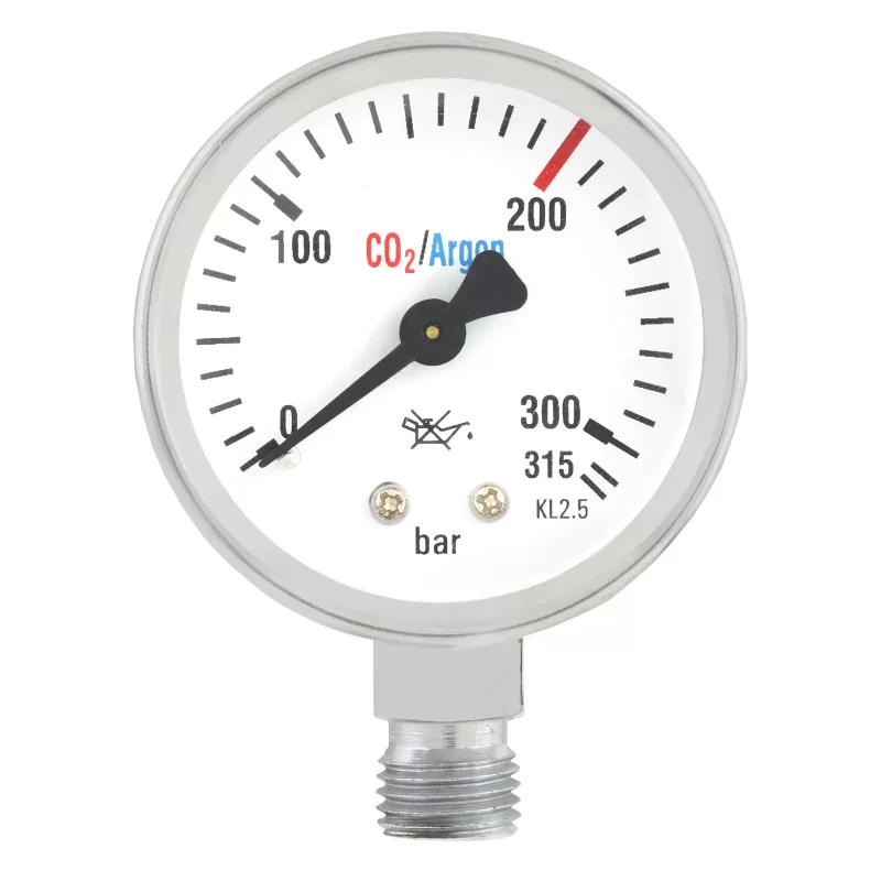 Manometr butlowy CO2/Ar MINI 0-315 bar
