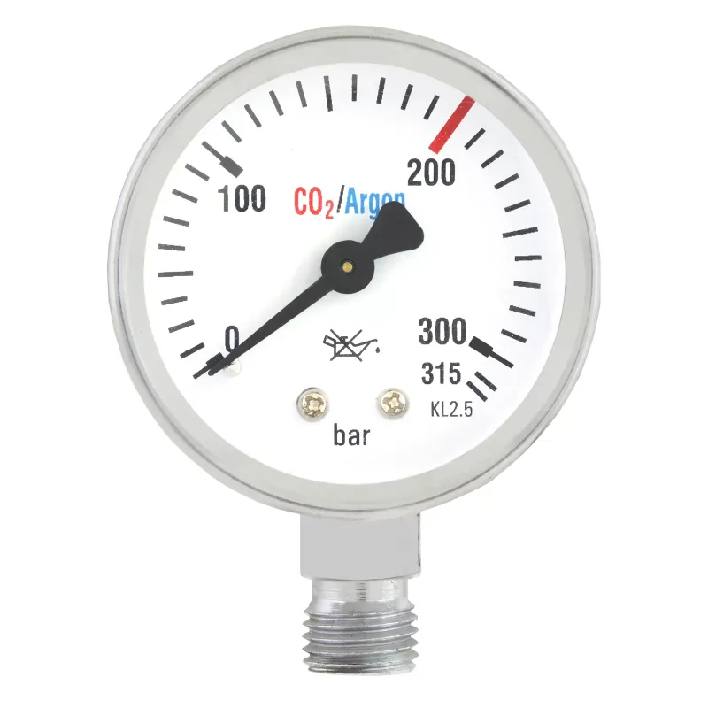 Manometr butlowy CO2/Ar MINI 0-315 bar Manometr butlowy CO2/Ar MINI 0-315 bar