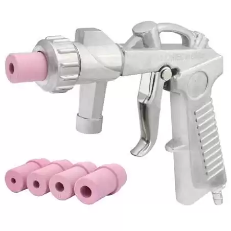 Pistolet do piaskowania 4 dysze ceramiczne