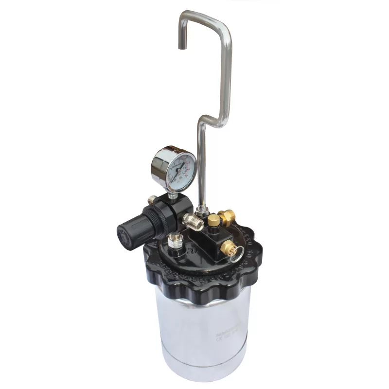 Zbiornik ciśnieniowy do farb 2L metalowy + pistolet lakierniczy 2.0mm