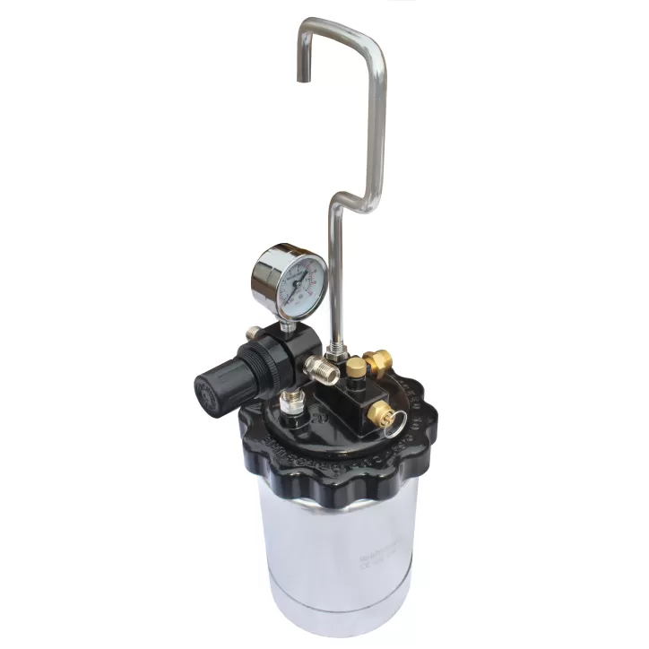 Zbiornik ciśnieniowy do farb 2L metalowy + pistolet lakierniczy 2.0mm Zbiornik ciśnieniowy do farb 2L metalowy + pistolet lakierniczy 2.0mm