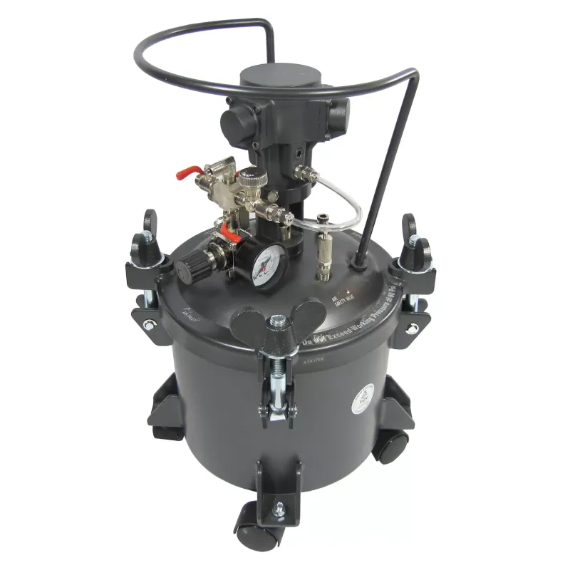 Zbiornik ciśnieniowy 10L z mieszadłem + 5m przewód Zbiornik ciśnieniowy 10L z mieszadłem + 5m przewód