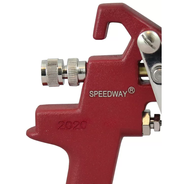 Pistolet lakierniczy SPEEDWAY czerwony HP 2.5mm Pistolet lakierniczy SPEEDWAY czerwony HP 2.5mm
