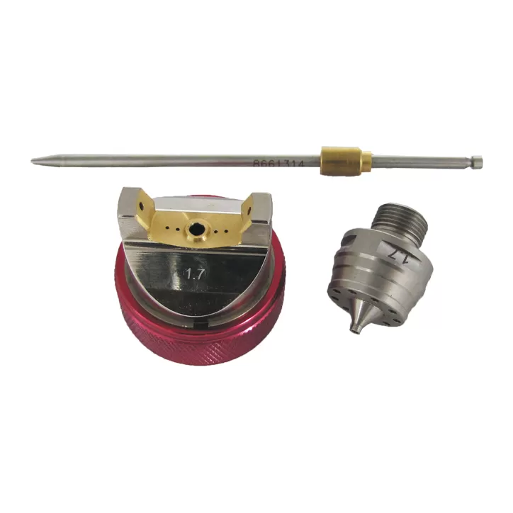 Zestaw dysz do pistoletu lakierniczego PROFESSIONAL HP 1.7mm Zestaw dysz do pistoletu lakierniczego PROFESSIONAL HP 1.7mm