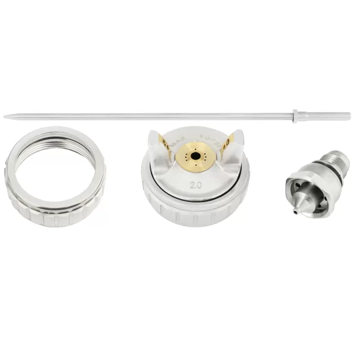 Zestaw dysz do pistoletu lakierniczego LEADER HVLP 2.0mm MODEL 1999-2021 Zestaw dysz do pistoletu lakierniczego LEADER HVLP 2.0mm MODEL 1999-2021