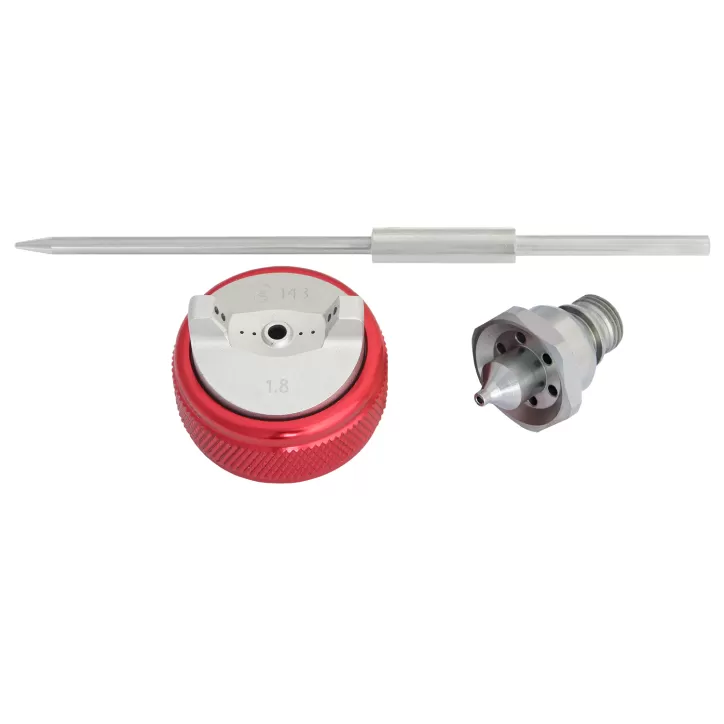 Zestaw dysz do pistoletu lakierniczego EXPERT HP 1.8mm Zestaw dysz do pistoletu lakierniczego EXPERT HP 1.8mm