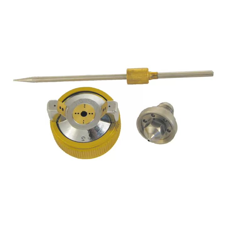 Zestaw dysz do pistoletu lakierniczego STAR MINI LVLP* 1.0mm GOLD EVO-T 2008 Zestaw dysz do pistoletu lakierniczego STAR MINI LVLP* 1.0mm GOLD EVO-T 2008