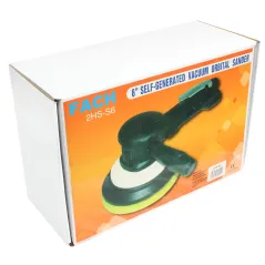 Pneumatyczna szlifierka orbitalna dwuręczna 150mm z odciągiem.