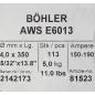 Bohler MMA elektroda spawalnicza rutylowo-celulozowa E6013 RC 4.0x350/5.0paczka/20.0karton (cena za 1 paczkę) Bohler MMA elektroda spawalnicza rutylowo-celulozowa E6013 RC 4.0x350/5.0paczka/20.0karton (cena za 1 paczkę)