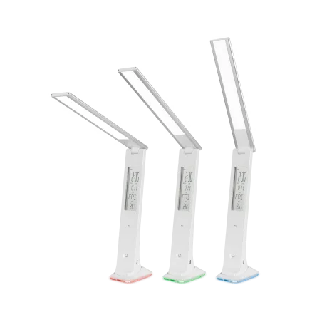 Lampa LED na biurko z wyświetlaczem (czas, temperatura)