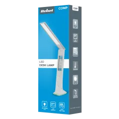 Lampa LED na biurko z wyświetlaczem (czas, temperatura)