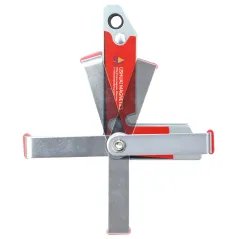 Spawalniczy kątownik magnetyczny z dźwignią