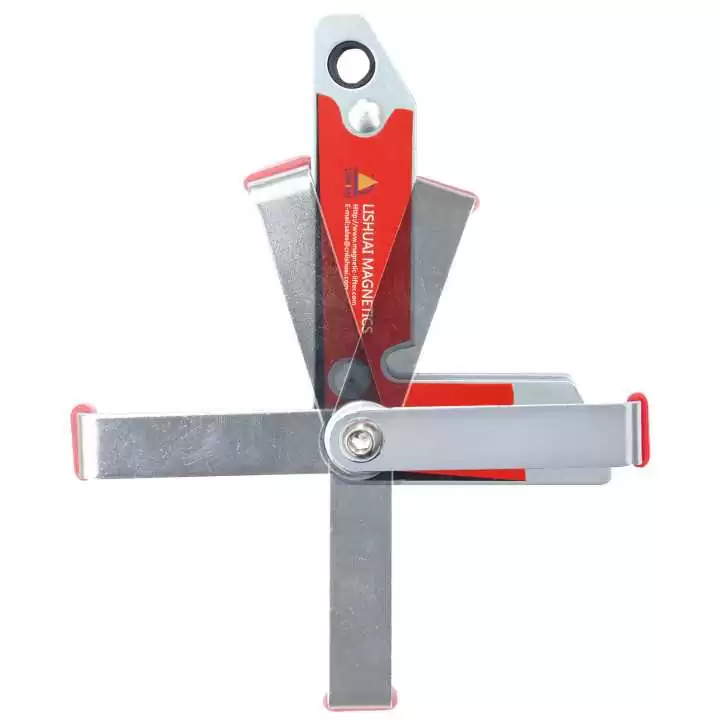 Spawalniczy kątownik magnetyczny z dźwignią Spawalniczy kątownik magnetyczny z dźwignią