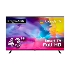 Telewizor Kruger&Matz 43" FHD Google TV DVB-T2/T/C H.265 HEVC