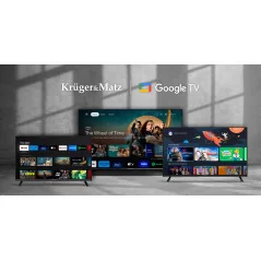 Telewizor Kruger&Matz 43" FHD Google TV 5.0 DVB-T2/T/C H.265 HEVC