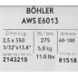Bohler MMA elektroda spawalnicza rutylowo-celulozowa E6013 RC 2.5x350/5.0paczka/20.0karton (cena za 1 paczkę) Bohler MMA elektroda spawalnicza rutylowo-celulozowa E6013 RC 2.5x350/5.0paczka/20.0karton (cena za 1 paczkę)