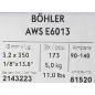 Bohler MMA elektroda spawalnicza rutylowo-celulozowa E6013 RC 3.2x350/5.0paczka/20.0karton (cena za 1 paczkę) Bohler MMA elektroda spawalnicza rutylowo-celulozowa E6013 RC 3.2x350/5.0paczka/20.0karton (cena za 1 paczkę)