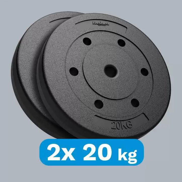 Zestaw obciążeń bitumicznych 2x20kg, otwór 31mm, REBEL ACTIVE