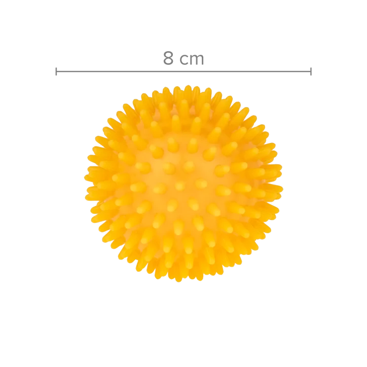 Zestaw piłeczek sensorycznych z kolcami do masażu, 4 piłeczki , REBEL ACTIVE