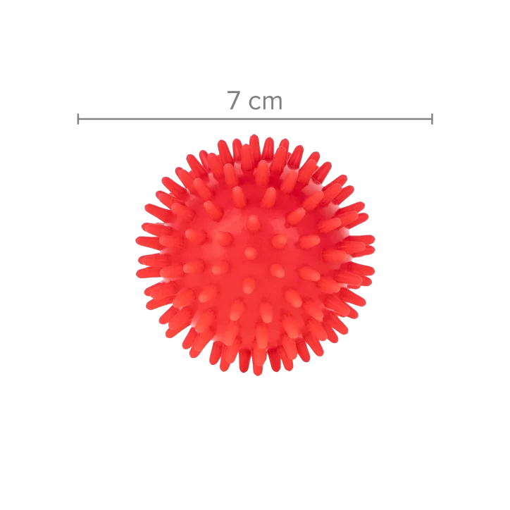 Zestaw piłeczek sensorycznych z kolcami do masażu, 4 piłeczki , REBEL ACTIVE