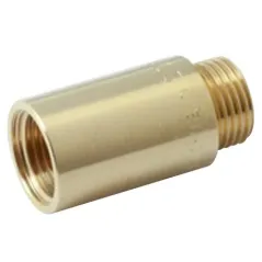 Przedłużka 1/2″- 25mm mosiężna w wersji wzmocnionej GZ/GW