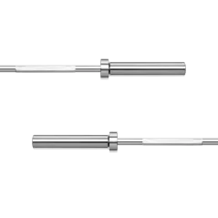 Gryf olimpijski prosty z łożyskami, sztanga olimpijska z łożyskami 150cm 12.5kg REBEL ACTIVE