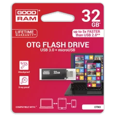 Pendrive Goodram USB 3.0 + microUSB 32GB OTG czarny