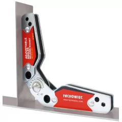 Spawalniczy kątownik magnetyczny nastawny 120x78