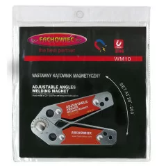 Spawalniczy kątownik magnetyczny nastawny 120x78