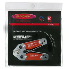 Spawalniczy kątownik magnetyczny nastawny 120x78