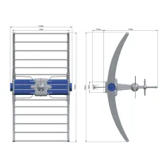 Antena TV ASR Classic 5G PROTECTED 2023 z ZZA-7 Telkom Telmor