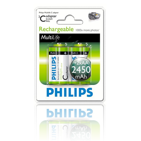 Bateria Philips R14 Ni-Mh 2450 mAh -2szt