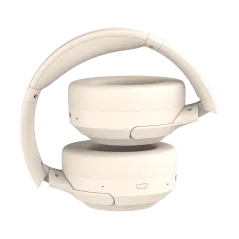 Bezprzewodowe słuchawki nauszne z ANC , Kruger&Matz F8A , beżowe