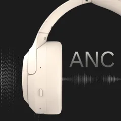 Bezprzewodowe słuchawki nauszne z ANC , Kruger&Matz F8A , czarne