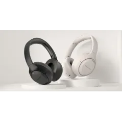 Bezprzewodowe słuchawki nauszne z ANC , Kruger&Matz F8A , czarne